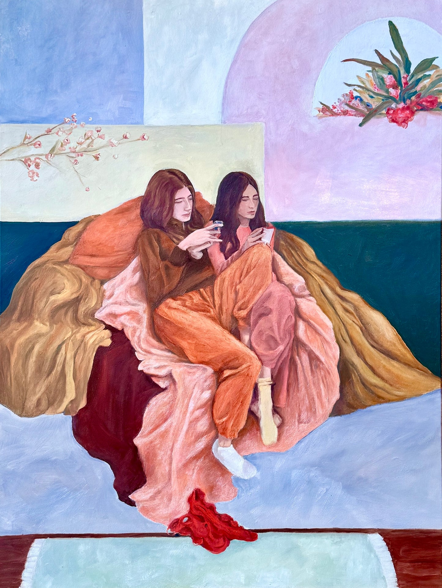Aflame, Oil on Canvas, 40x30", 2026