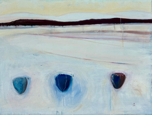 Abstract Landscape, Oil on canvas, 30" x 40"