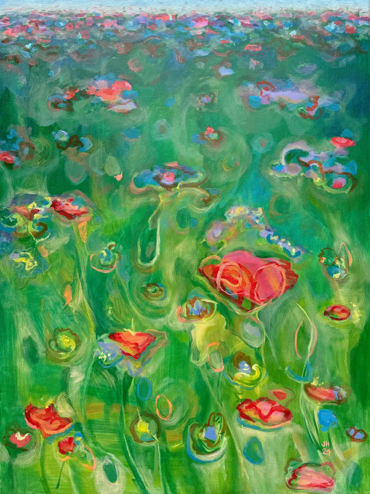 Field, Oil on canvas, 30" x 40"